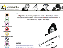Tablet Screenshot of milparinka.org.au